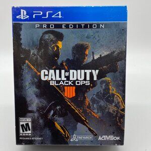 Call of Duty Black Ops 4 Pro Edition PS4 Playstation 4